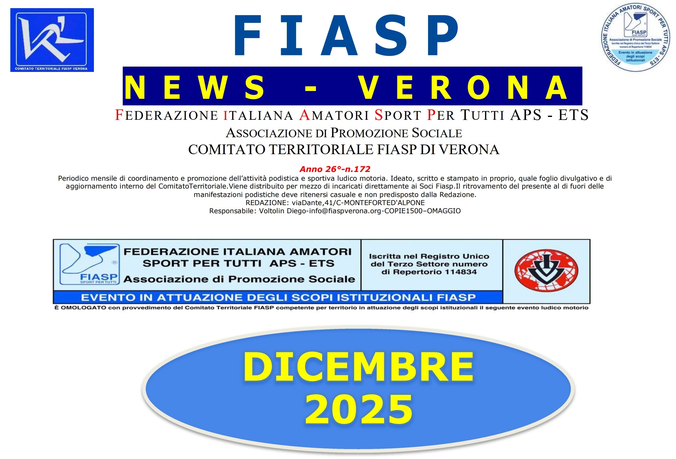 Fiasp News di Dicembre 2025